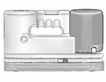 Véhicules avec kit de réparation des pneus