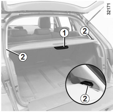 Pour dérouler la partie souple du cache-bagages