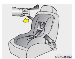 Mettre une ceinture de sécurité de passager au mode d'autobouclage