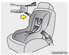 Mettre une ceinture de sécurité de passager au mode d'autobouclage