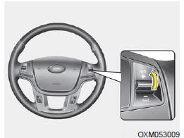 Pour augmenter la vitesse réglée