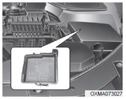 Panneau de fusibles, compartiment-motor