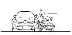 Collisions latérales avec des véhicules à deux roues