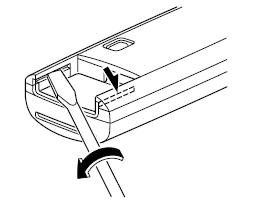 Remplacement de la pile de la clé avancée