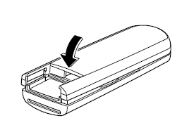 Remplacement de la pile de la clé avancée