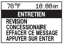 Afficheur de message