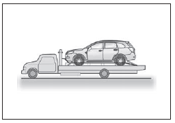 Remorquage du véhicule avec le système de traction intégrale