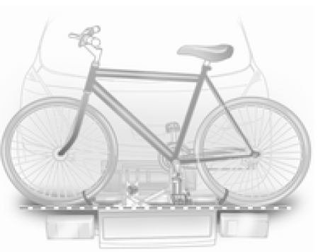 Fixation d'un vélo sur le système de transport arrière