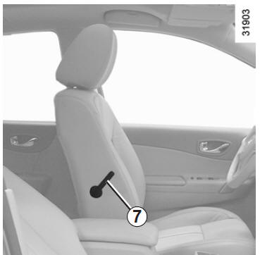 Déplacez le levier 7.