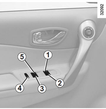 Contact mis, appuyez sur le contacteur