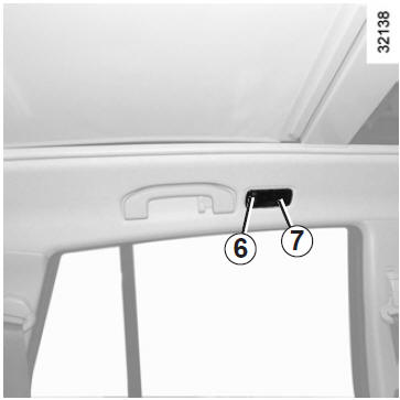 Utilisez le contacteur 6 :