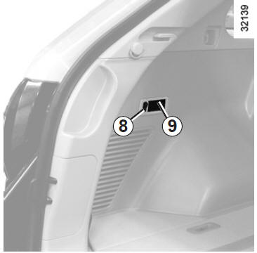 Utilisez le contacteur 8 :