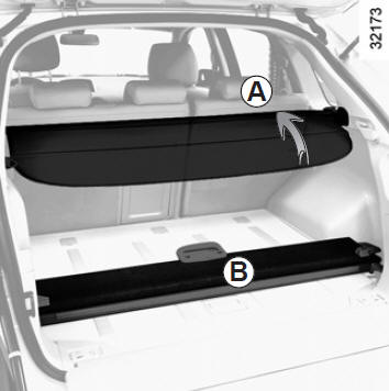 Enroulez la tablette (mouvement A).