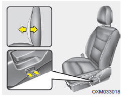 Le soutien lombaire peut s'ajuster en