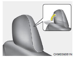 L'appui-tête se replie automatiquement
