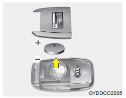 L'émetteur s'alimente d'une pile au