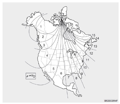 Pour régler le paramètre de zone :