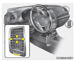 Les bouches de ventilation peuvent