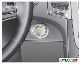 Dès que la porte avant est ouverte et