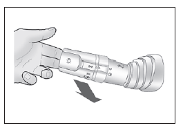 Commutateur des phares antibrouillard
