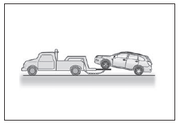 Remorquage à l'aide d'un chariot de remorquage sous un essieu